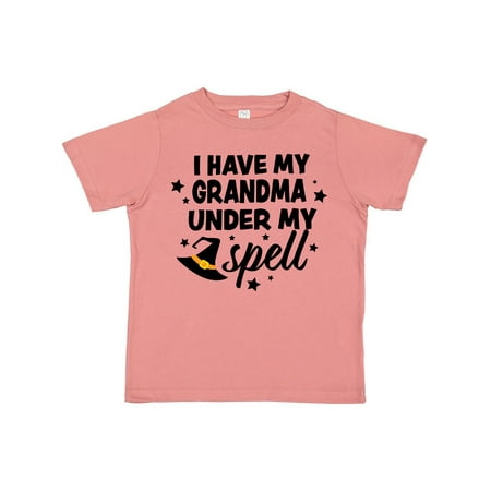 

Inktastic I Have My Grandma Under My Spell with Cute Witch Hat Gift Toddler Boy or Toddler Girl T-Shirt