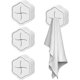 thumbnail image 1 of Gancho para toalla de té, gancho para toalla de cocina, gancho adhesivo para toalla de té, soporte para toalla de té, Clip para toalla de té, diseño Simple y elegante, 4 Uds., 1 of 5