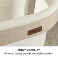thumbnail image 7 of Evenflo Cora 3-Level Adjustable Bassinet with SensorySoothe™, Truffle Taupe, 7 of 7
