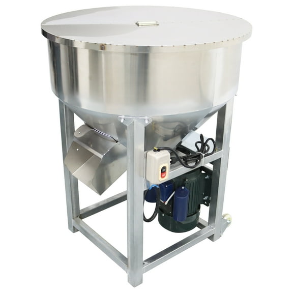 50kg/110Lbs Vertical Feed Mixer Agricultural Fertiliser Seed Coating Mixer 201 Stainless Steel