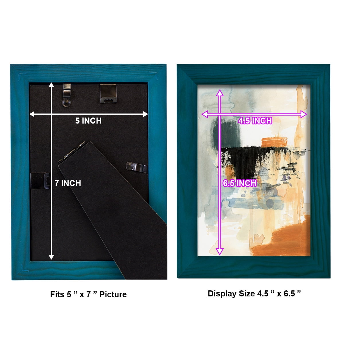 Seria IV - Framed Print w/glass - Ocean Blue