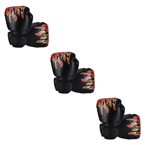 Naiovety Guantes de boxeo para niños Entrenamiento de golpes para niños Cómodo algodón Entrenamiento portátil Lucha Ejercicio Mitones Type2 NO2