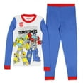 thumbnail image 2 of Transformers Boys' Optimus Prime Bumblebee Characters Logo Sleep Pajama Set, 2 of 7