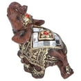 thumbnail image 2 of Figura de elefante, escultura de elefante no tóxica, resina ecológica roja para sala de estar, hotel,(Red square trumpet 7 * 3.5 * 7cm) Decoración Hogareña Fugacal NO, 2 of 7