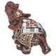 thumbnail image 2 of Figura de elefante Octpeak escultura de Resina ecológica roja decoración hogar, 2 of 7
