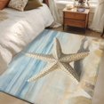 thumbnail image 5 of Retro Ocean Starfish Area&nbsp;Rug 4x6ft Coastal Vintage Watercolor Beach Marine Life Non-Slip&nbsp;Washable Square&nbsp;Rugs Soft Felt Indoor Floor Mat for Bedroom Kitchen Living Room Bathroom, 5 of 9
