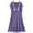 Purple, variant on Renaissance Gothic Dress for Women Medieval Costume Corset Dress Lace up Cold Shoulder Short Sleeve Midi Dresses S-88 Purple L