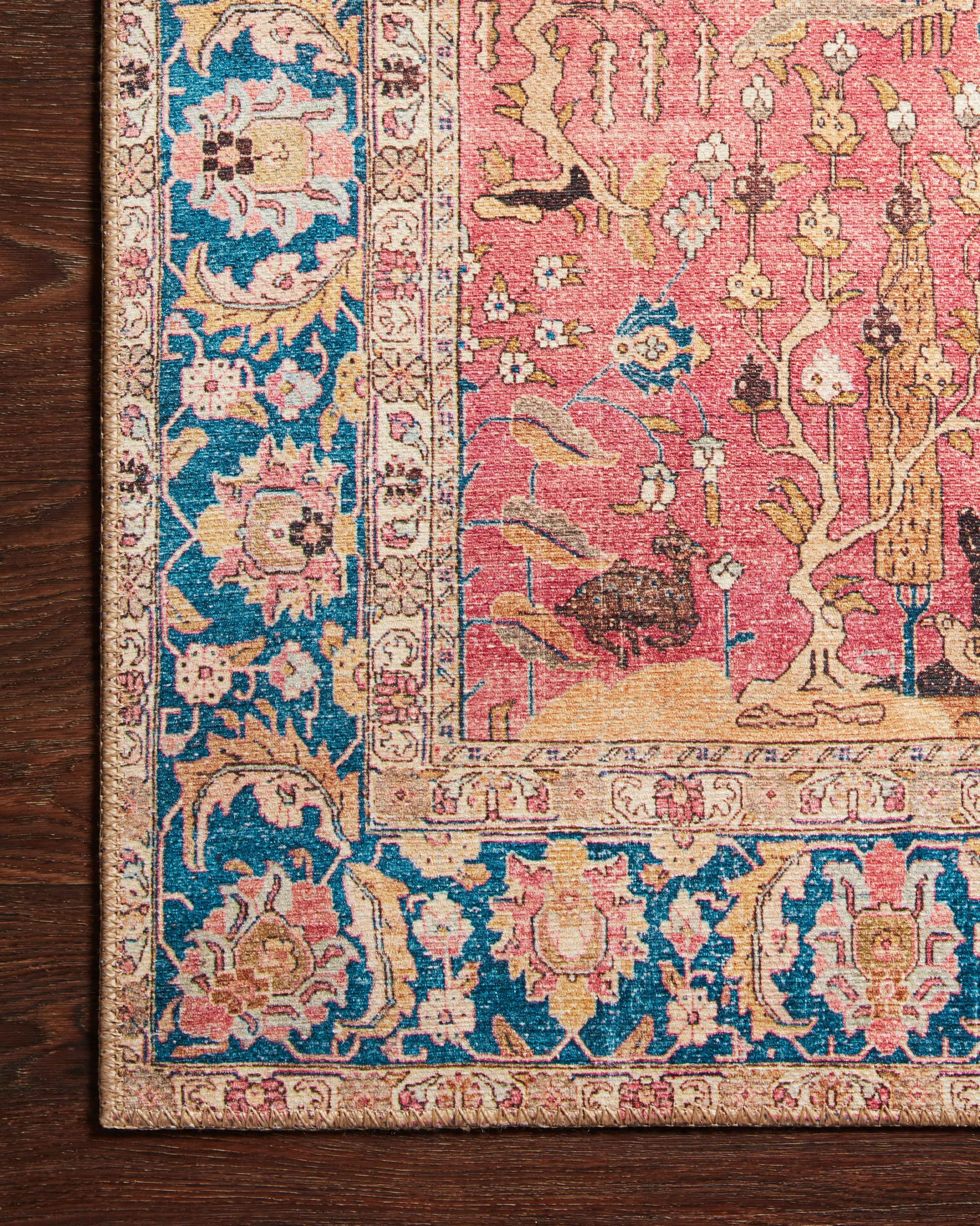 Echo Loom Grand Havana Blush / Blue 2'-0" x 5'-0" Accent Rug