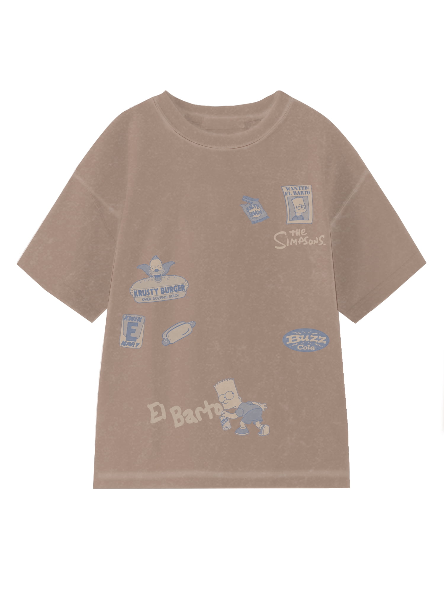 The Simpsons, Boys' Relaxed Graphic T-Shirt, Bartrocious Nature, Sizes 4-18