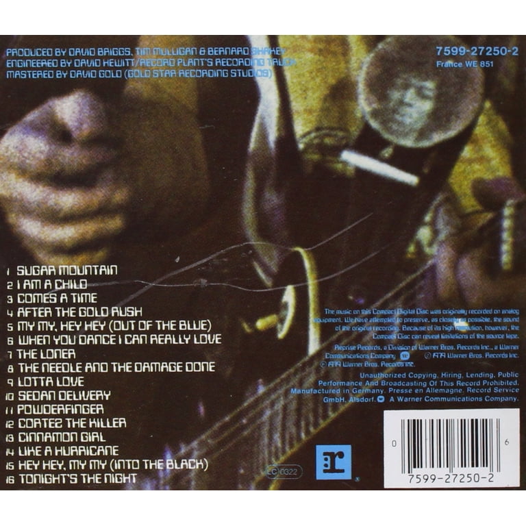 Neil Young - Live Rust - Music & Performance - CD - Walmart.com