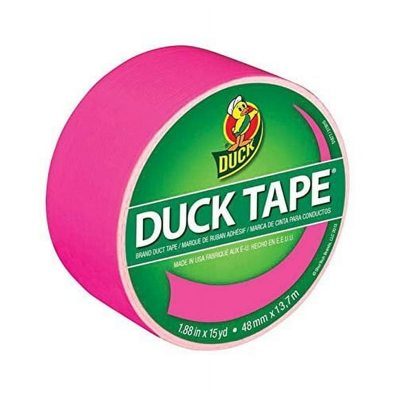 ShurTech Duct Tape Pink - Multicolor - 1.88 In. W x 15 Yd. L