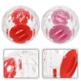 thumbnail image 5 of 2 Pcs Balle Hamster Transparente Balle d'Exercice pour Hamsters Nains Balle de Course Jouet Hamster, 5 of 5