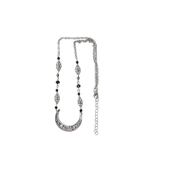 Exotic Crescent Moon Tiara with Tassels - Elegant Hair Accessory for Weddings, Parties, and Everyday Wear