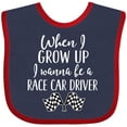 thumbnail image 3 of Inktastic Future Race Car Driver Childs Boys Baby Bib, 3 of 4