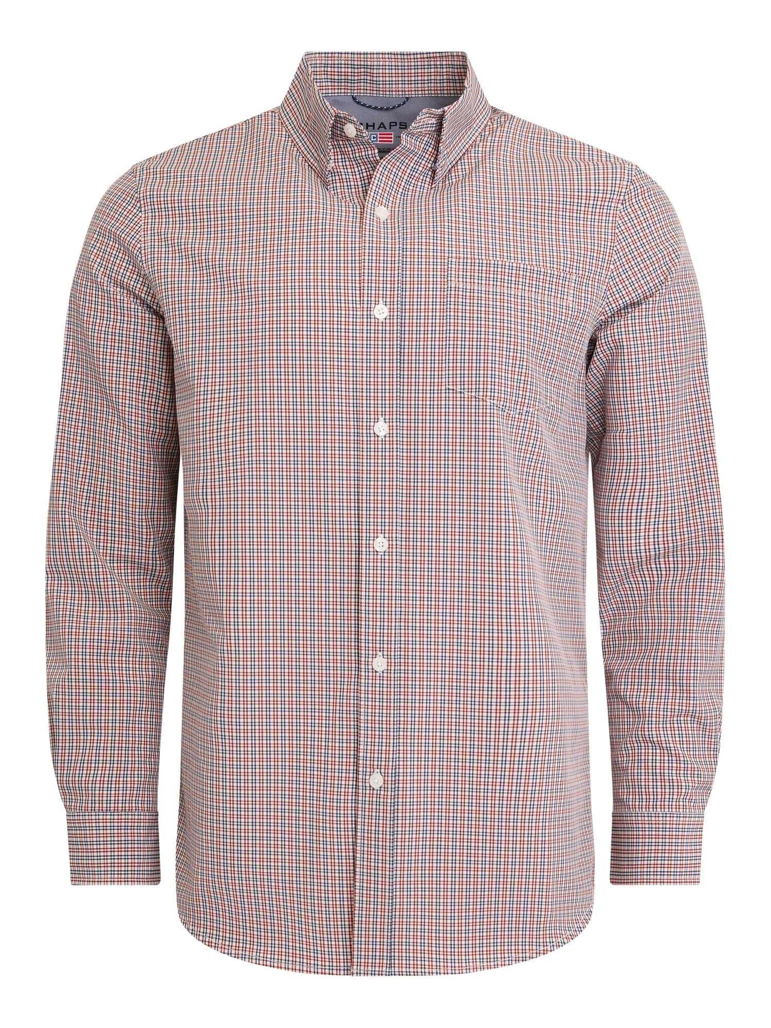 Chaps Men’s and Big Men’s Everyday Performance Long Sleeve Shirt, Sizes S–2XL