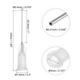 thumbnail image 2 of Uxcell Blunt Tip Dispensing Needle for Liquid Glue Gun, 27G 1", 40 Pcs (Transparent), 2 of 5