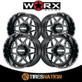thumbnail image 3 of Worx 815BM Fallout Gloss Black Wheel Rim, 20" x 9" 5 x 150mm 18mm, 815-2950BM+18, 3 of 5
