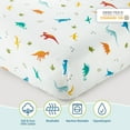 thumbnail image 4 of Wildkin Kids Fitted Crib Sheet for Boys and Girls, Features Vibrant, Playful Olive Kids Designs, 100% Cotton (Jurassic Dinosaurs), 4 of 9