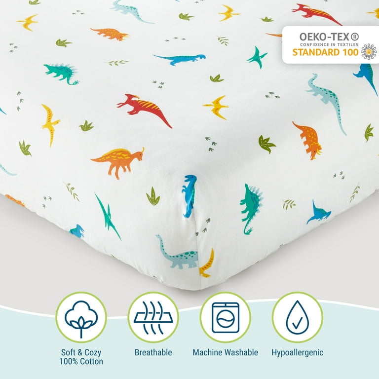 Wildkin Kids Fitted Crib Sheet for Boys and Girls, Features