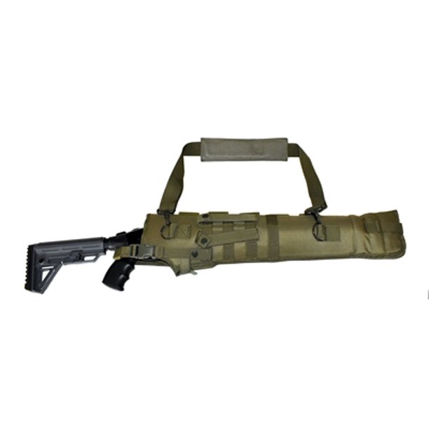 Trinity Shotgun Scabbard Padded Case Green 25 inches adjustable for