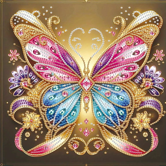 Ribbon Butterfly Diamond Art Painting Kit