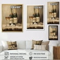 thumbnail image 4 of Designart "Vintage Symphony Of Champagne" Champagne Floater Framed Wall Decor, 4 of 5