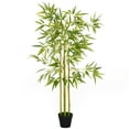 thumbnail image 1 of Outsunny 4' Artificial Bamboo Tree Fake Plant Indoor Decoration, 1 of 10