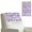Butterfly Violet, variant on COEQINE Headrest Cover for Recliner Chair, Waterproof PU Leather Couch Headrest Covers with Hook & Loop Straps, Furniture Protector for Theater Seat, 17x27 Inch, Christmas Candy Green