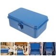 thumbnail image 1 of UPOUART 2Ud Caja De Almacenamiento Herramienta En Hierro Azul Con Portátil Y Resistente, 1 of 8