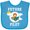 Turquoise, variant on Inktastic Future Pilot Airplane for Boys Boys Baby Bib