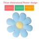 thumbnail image 3 of Almohada De Daisy, Suave Felpa Almohada En Forma De Flor, Almohadas De Lanzamiento Floral Cojines Sentados En Piso Lanzar Almohadas Almohada De Plantas Para Silla Sofá, 3 of 7