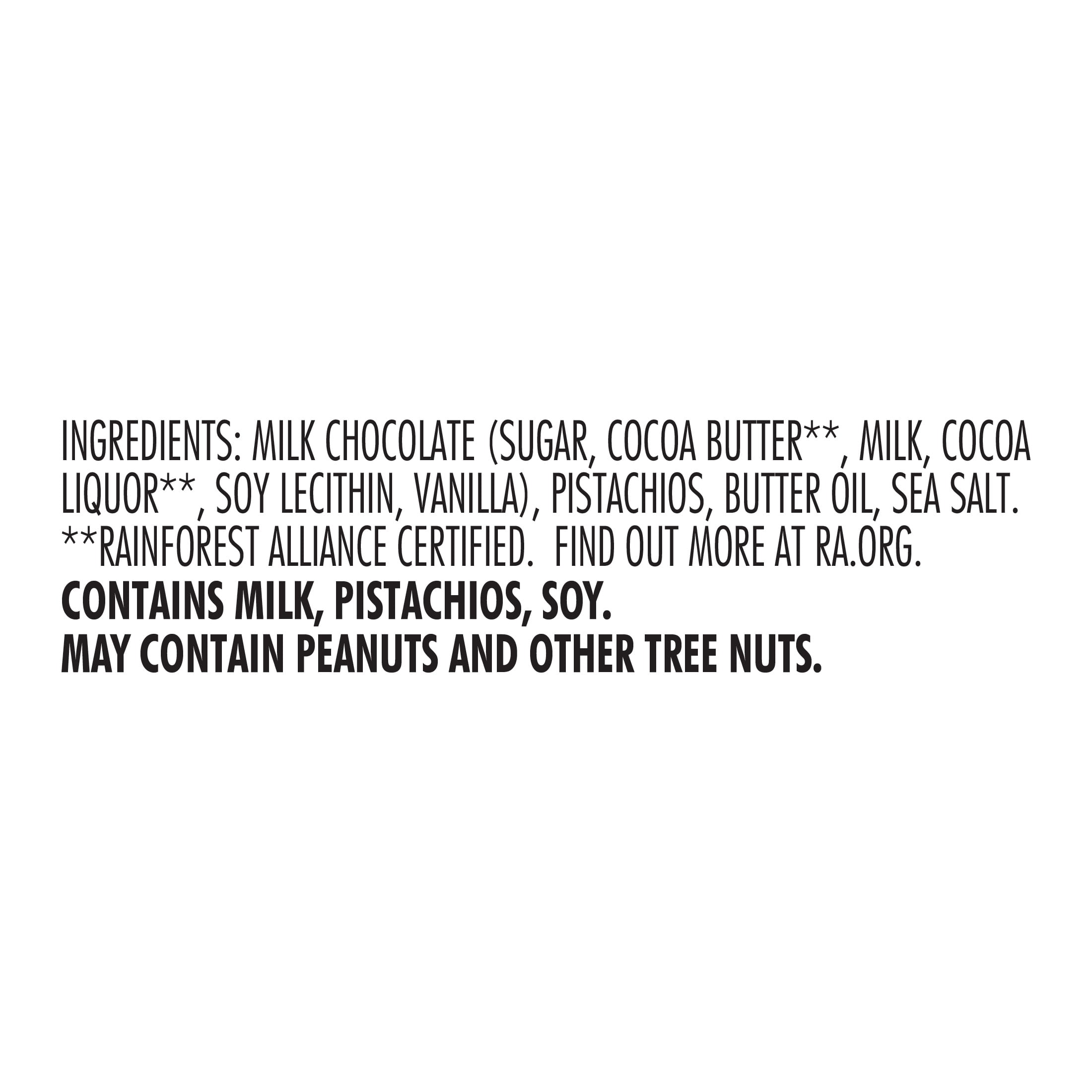 Chocolove Milk Chocolate Bar with Pistachios & Sea Salt 3.2oz