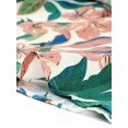 thumbnail image 5 of Falmidi fluicon dobladillo con volantes escalonados y cintuelástiestampapamujer Blanco Rosa-floral S, 5 of 5