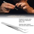 thumbnail image 4 of Watch Repair Tweezers, Jewlery Tweezers Stainless Steel Safe Curved Tip  For Watchmaker For Laboratory, 4 of 8