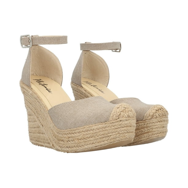 Alpargata De Plataforma Con Yute Para Mujer Color Beige Platonia CARLOTA-02-BEIGE