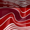 thumbnail image 5 of Red Striped Cloth Napkins, Modern Minimalist Gradient Lines Country Washable and Reusable Dinner Napkins Set of 8, Table Napkin for Kitchen Party Birthday Wedding Hotel Housewarming 20"x20", 5 of 8