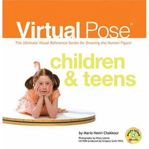 Pre-Owned Virtual Pose Children & Teens: The Ultimate Visual Reference Series for Drawing the Human Figure (Hardcover) 0971401055 9780971401051