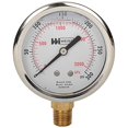 thumbnail image 2 of 2 1/2"" dial liquid filled 1/4"" NPT bottom 0-300 PSI, 2 of 3