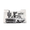 thumbnail image 2 of Picia Vintage Cactus Pickup Pattern Long Tissue Box Cover,PVC Leather Triangle Holder,Tissue Box Holder with Magnetic Bottom,Facial Paper Organizer Dispenser-7.9"X4.9"X4.5", 2 of 9
