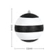 thumbnail image 3 of 1-6 piezas de bolas navideñas de 8-30 cm pintadas a mano en blanco y negro para colgar en el árbol de Navidad, adornos para decoración del hogar, regalo de Año Nuevo 2024, 3 of 5