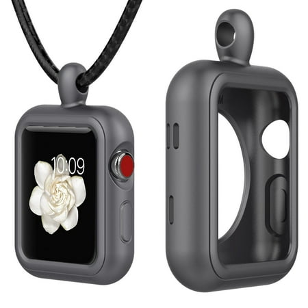 Iii Gl Shock (Rugged Armor Apple Watch Pendant Case 38mm with Resilient Shock Absorption for 38mm Apple Watch Series 3 / 2 / 1 / Nike+ Sport Edition (38mm,)