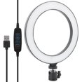 thumbnail image 4 of 8 ''LED Regulable Anillo de Luz Ajustable Luz de Relleno con Ballhead para Vlog Live Video Studio, 4 of 8