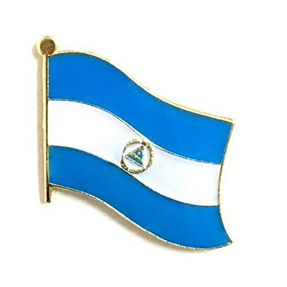 Pack of 50 Nicaragua Flag Lapel Pins, Nicaraguan Pin Badge