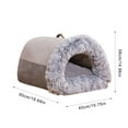 thumbnail image 3 of Antqov Indoor Dog House, Portable Foldable House Bed with Cover Cushion, Soft Kennel Pet Tent & Cave Bed for Cats & Small Medium Dogs Winter Autumns Use Supplies Gifts, 3 of 7