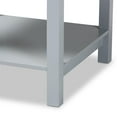 thumbnail image 6 of Bowery Hill Light Gray Finished 2-Drawer Wood Nightstand, 6 of 9