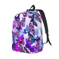 thumbnail image 2 of Yiaed Flying Butterflies Print Backpack, Premium Laptop Backpack, Travel Backpack for Women, Lightweight Backpacks, Comfortable Back Pack-, 2 of 5