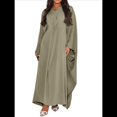 thumbnail image 2 of de Mujer, para Novia, Dama de , Larga para Fiesta Nupcial, Boda. Verde M, 2 of 7