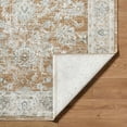 thumbnail image 3 of Hauteloom Claydon Living Room, Bedroom Area Rug - Bordered Oushak Style Traditional Floral - Brown, Gray - 5'3" Round, 3 of 12
