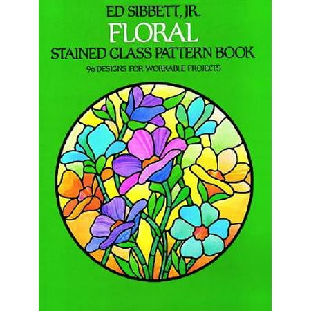 Floral Pattern Glass - Floral Stained Glass Pattern Book