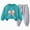 T283-Mint Green, variant on NOLDARES Toddler Baby Boy Fall Winter Outfit Striped Animal Printed Long Sleeve Sweatshirt Elastic Waist Pants 2Pcs(T283-Yellow)